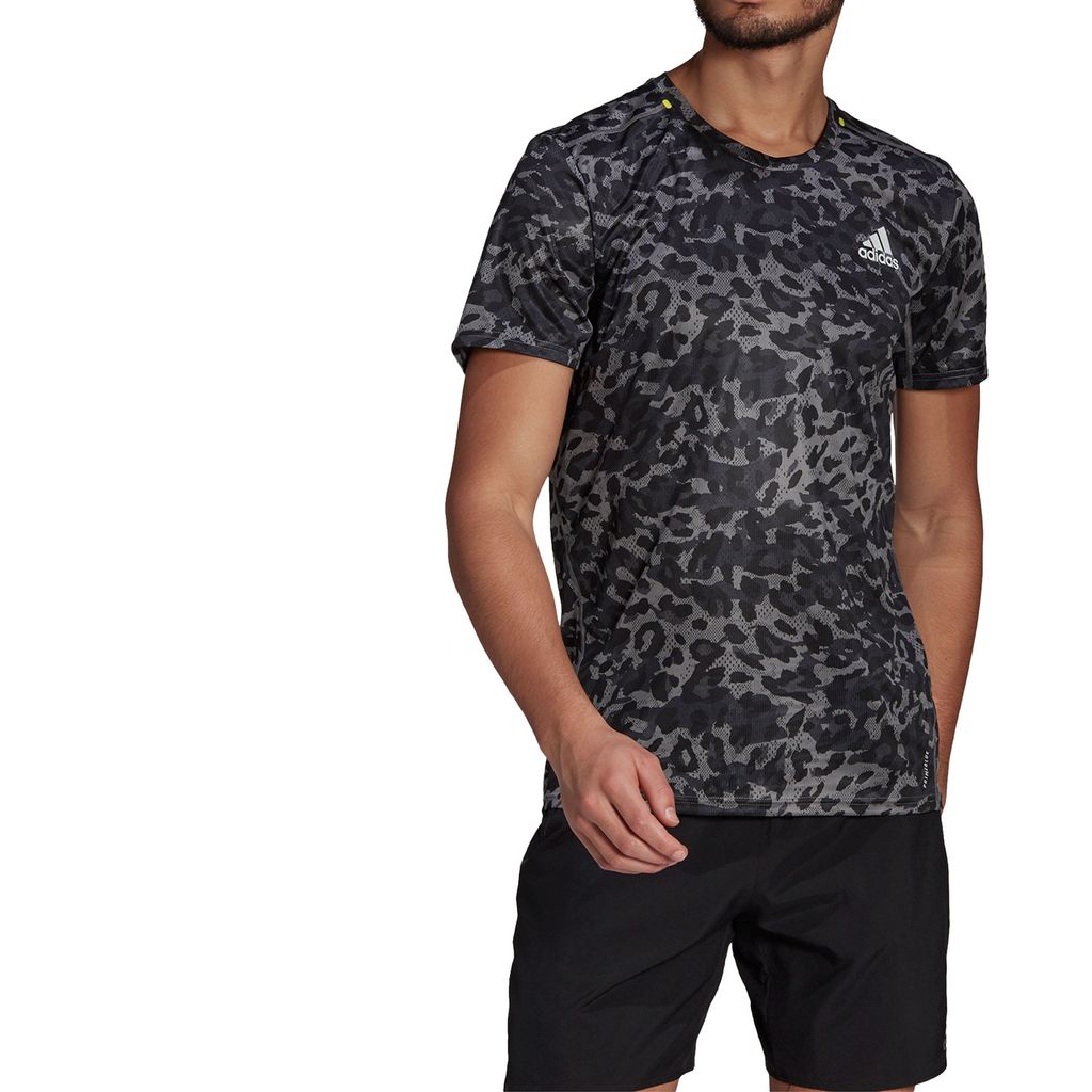 adidas FAST PRIMEBLUE TEE GRAPHIC MEN | GM1490, Größe:L