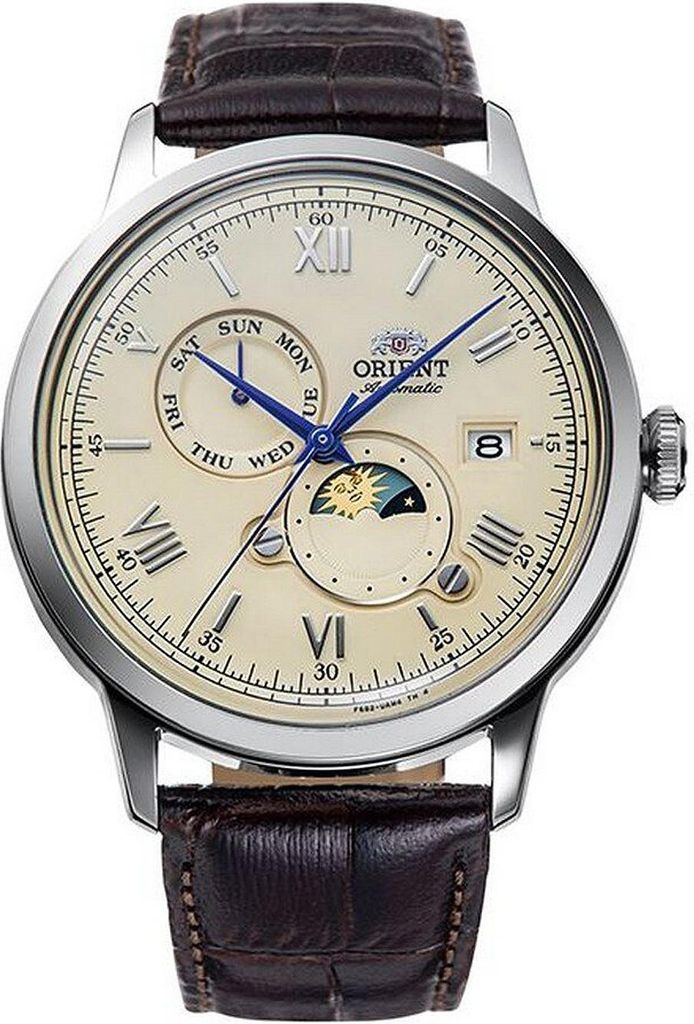 Orient Bambino Sonne & Mond Automatik Herrenuhr Produktbild 