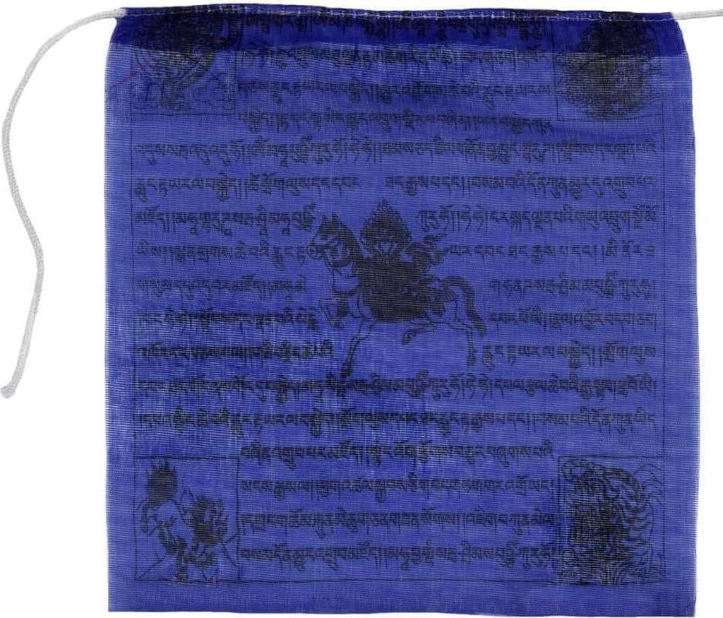 Buddhistische Gebetsflaggen - handgemacht - 25 Stück - Baumwollflaggen - 5 m lang