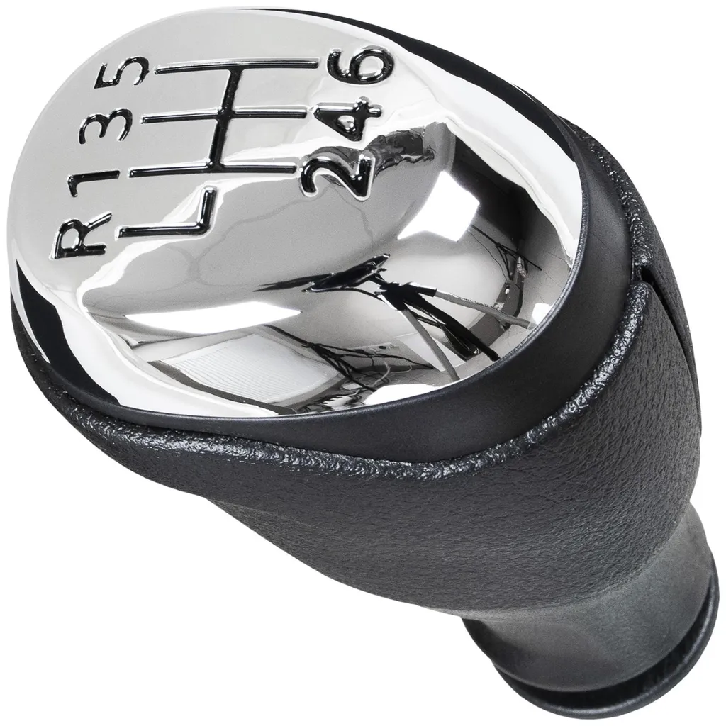 Remplacer Pommeau Clio IV Cassé : Modèle 6 Vitesses Noir Chrome en ABS