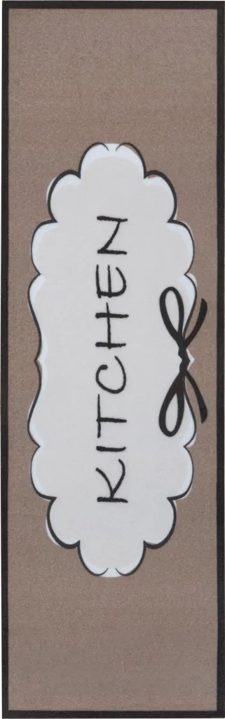 Tapis de Sol Cuisine Antidérapant 50x150 cm Cook & Clean Résistant Noir
