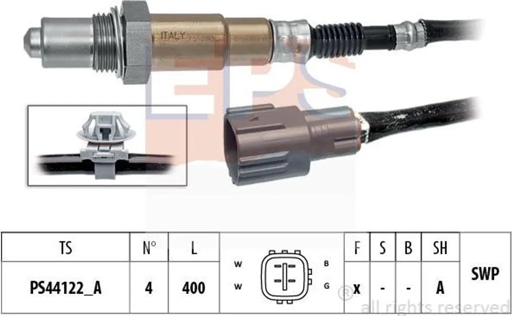 Éliminez le Voyant Moteur : Sonde Lambda EPS P5PS1886Z Mazda 2 CX-3