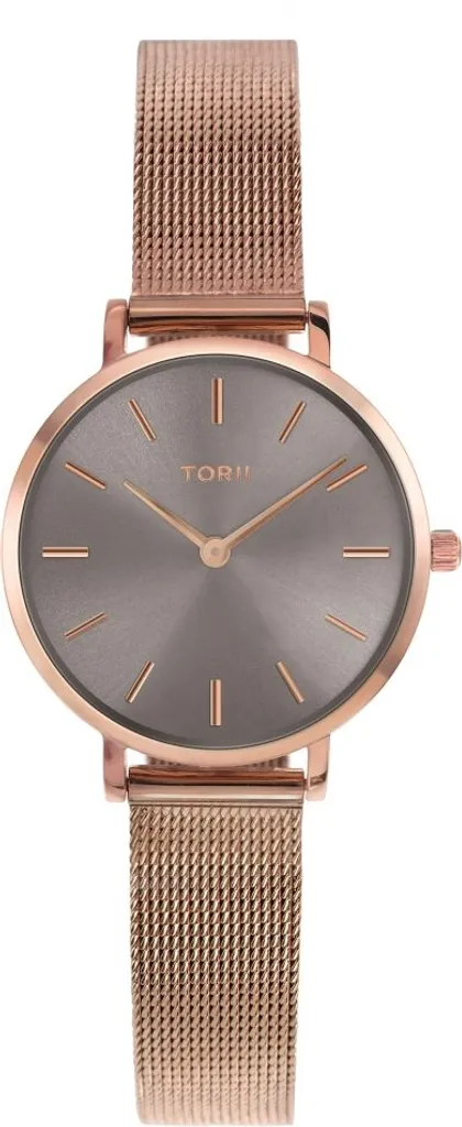 Montre TORII R28RS.AR pour femme, boîtier or rose et design épuré