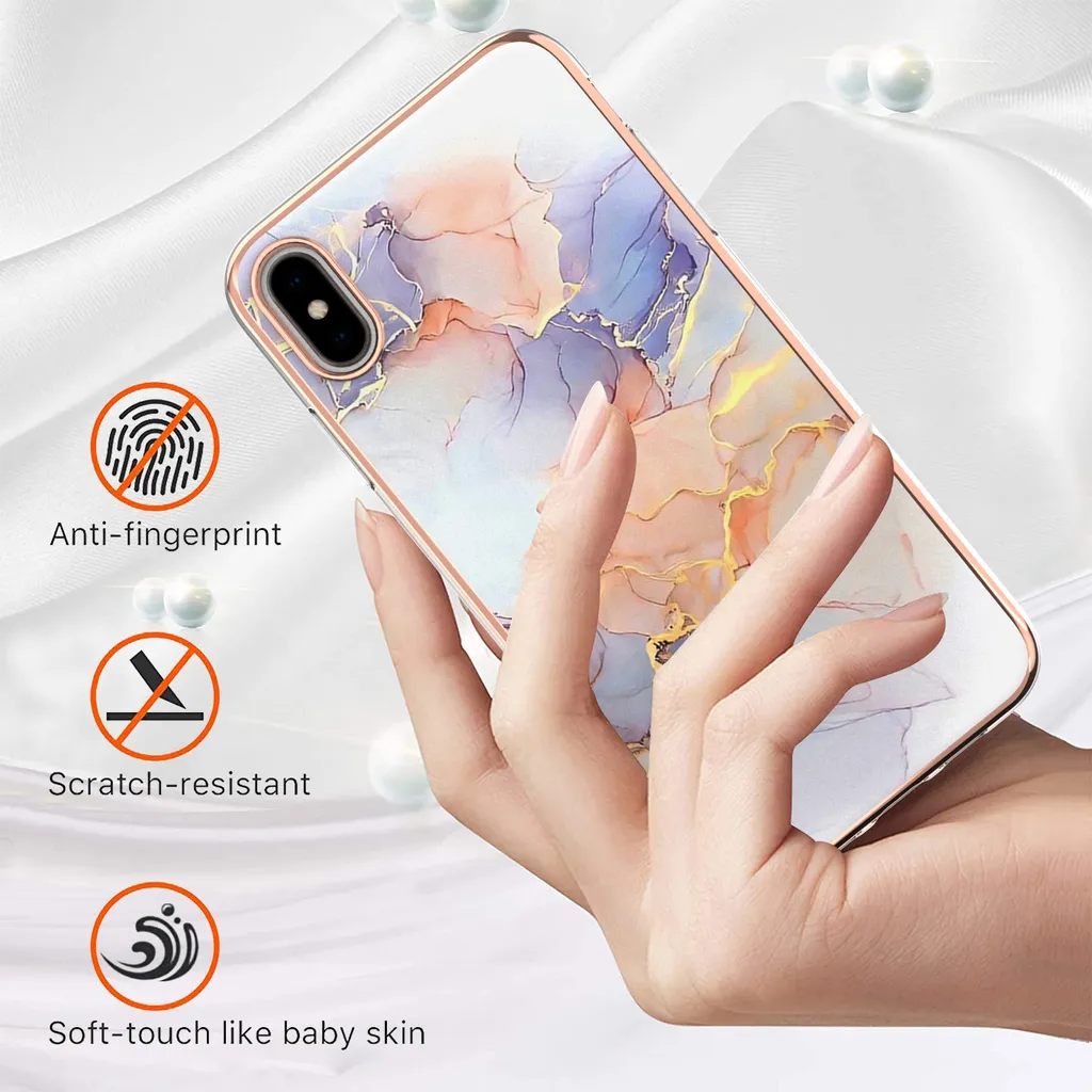 MUCHOWOW - Cover Per Iphone Xs Max - Capanna Di Pescatori Coperta Di Neve Sulle Lofoten - Silicone / Softcase Copertura Del Telefono Cellulare