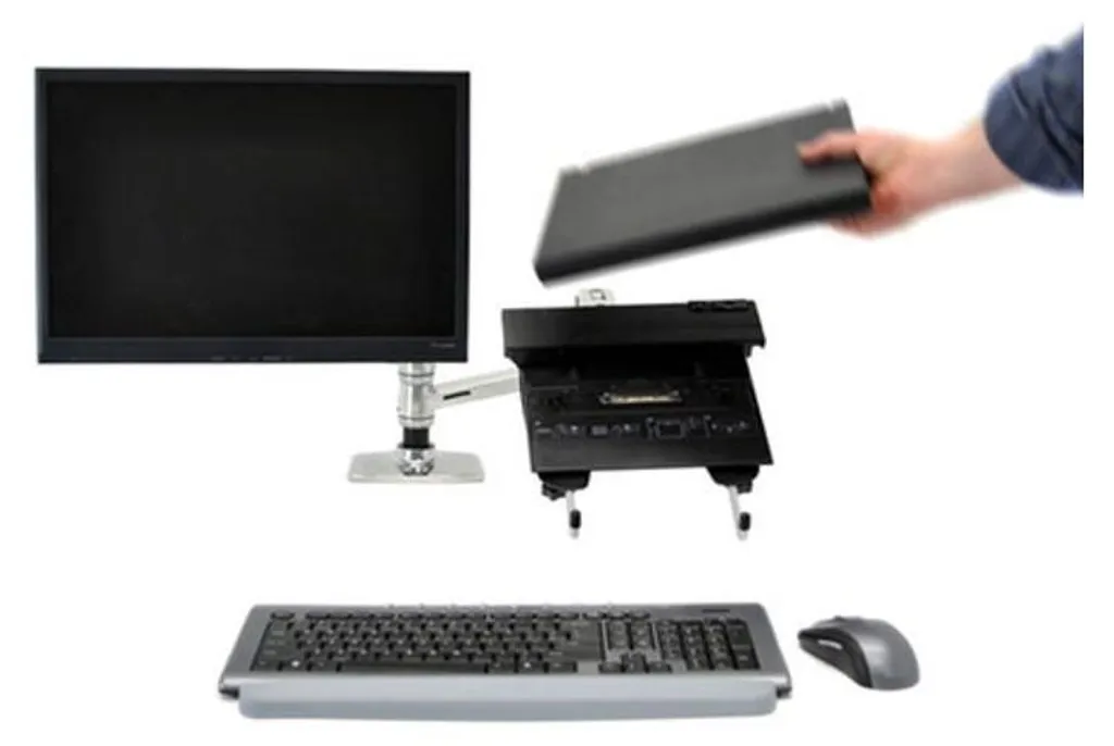 Support Double Écran Ergotron LX pour Bureau Ergonomique Aluminium 24"