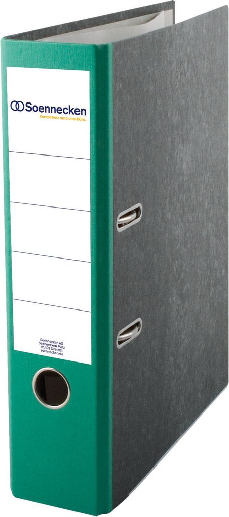 Soennecken Ordner 3324 DIN A4 80mm Pappe grün