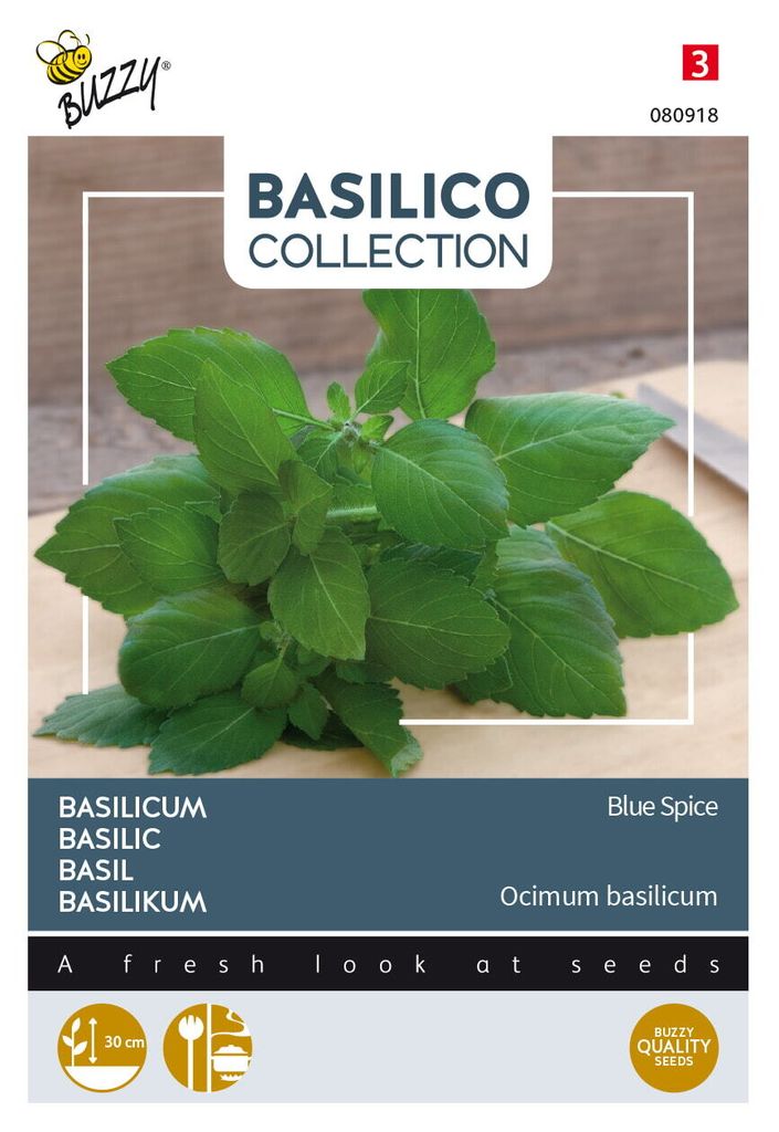 Buzzy Basilikum Blue Spice Samen - Ca. 0,5 gr