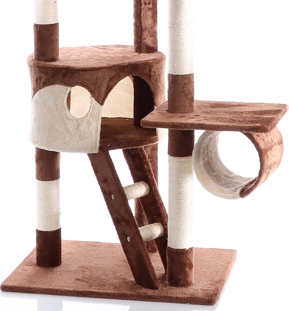 Wiltec Kratzbaum 240-260 cm beige/braun, Katzenkratzbaum Produktbild 4