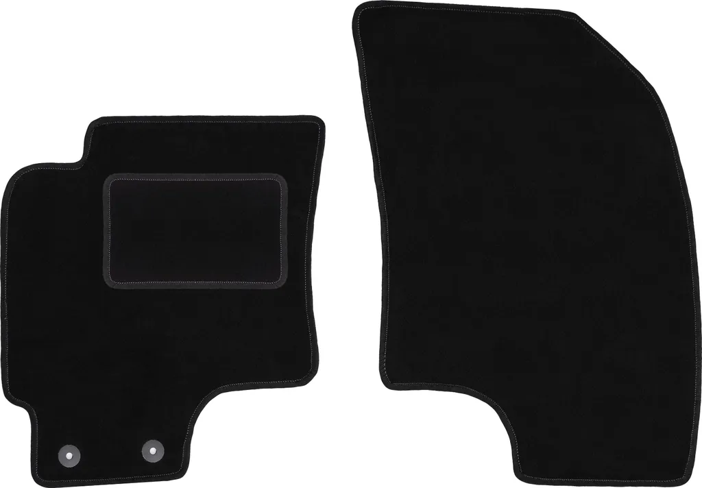 Wielganizator tappetini auto velours anteriori adatto per Chevrolet Epica (2006-2012, berlina) neri, set 2 pz, con fissaggi