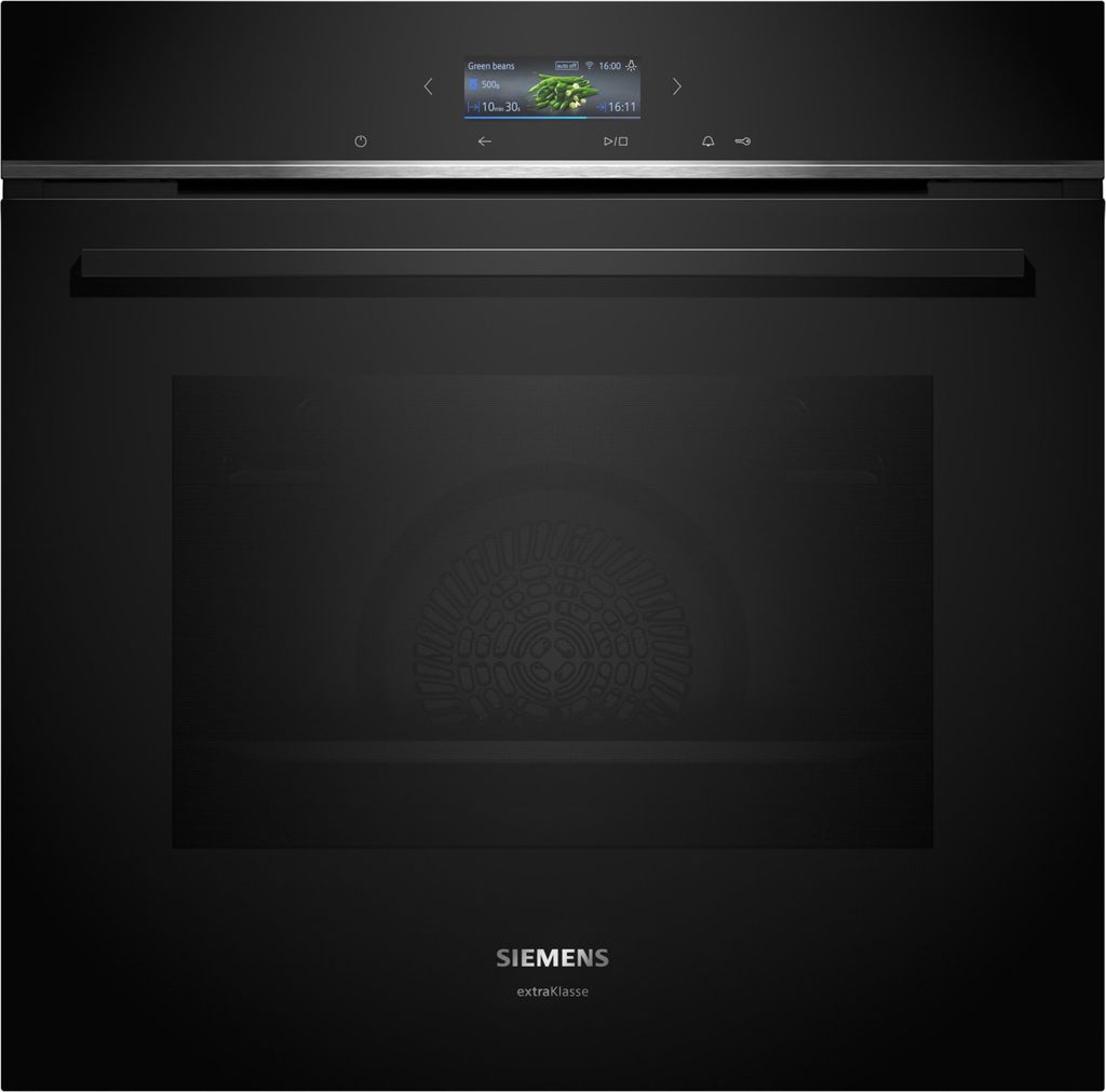 Siemens Extraklasse iQ700 HB774GLB1 Einbau-Backofen, Schwarz Home Connect, activeClean