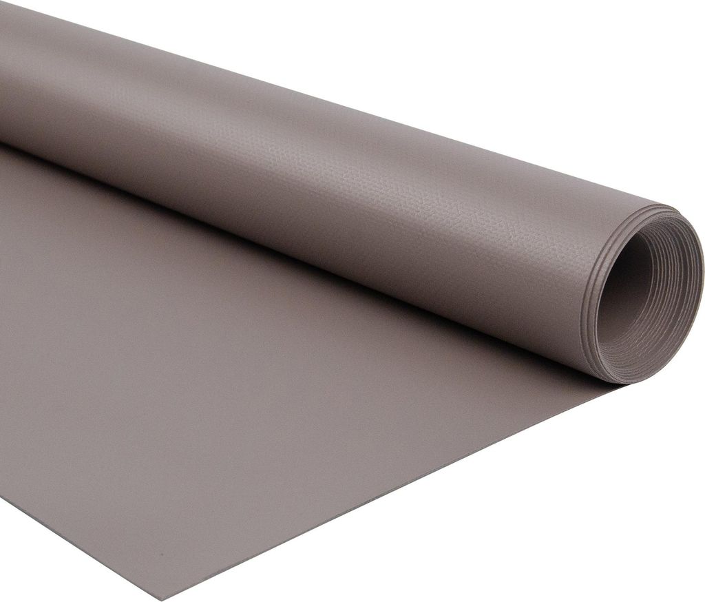 250 cm PVC Plane 650 g/m2 grau matt – Meterware