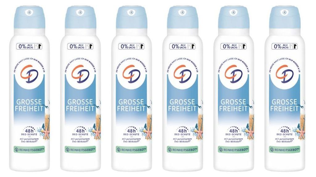 CD Deo Spray Große Freiheit mit 48h Deo Schutz 150ml 6er Produktbild 
