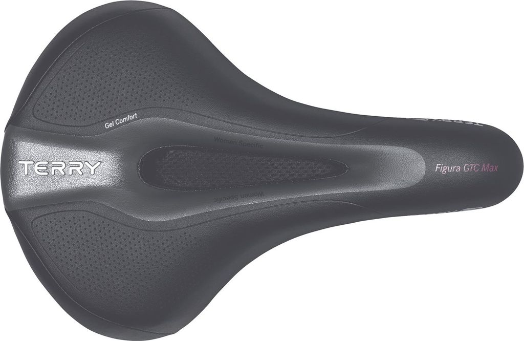 Terry Damen Fahrradsattel Figura GTC Max Gel, Schwarz Produktbild 