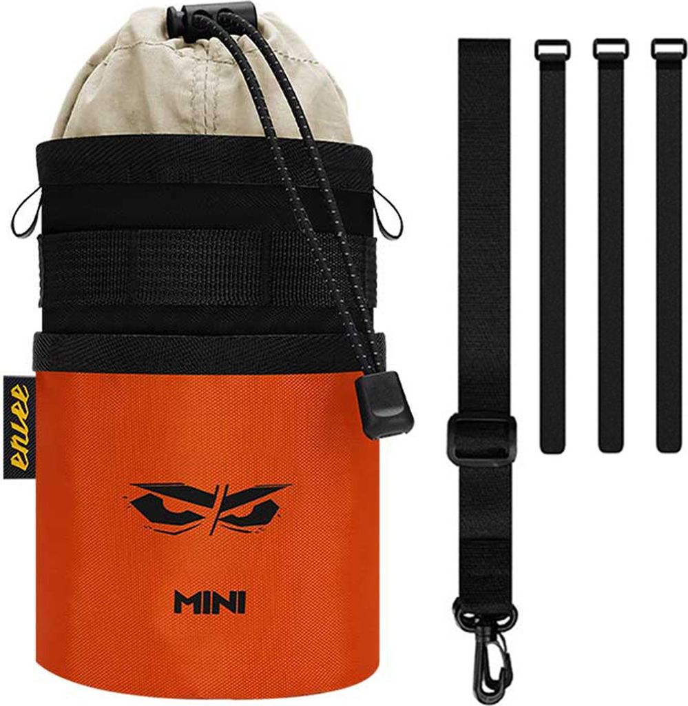 Wasserflasche Sling Bag Fahrrad Wasserflasche Carrier Tasche niedliches Design regenfest für Straße Mountain Folding Bike mit verstellbaren Rieme...