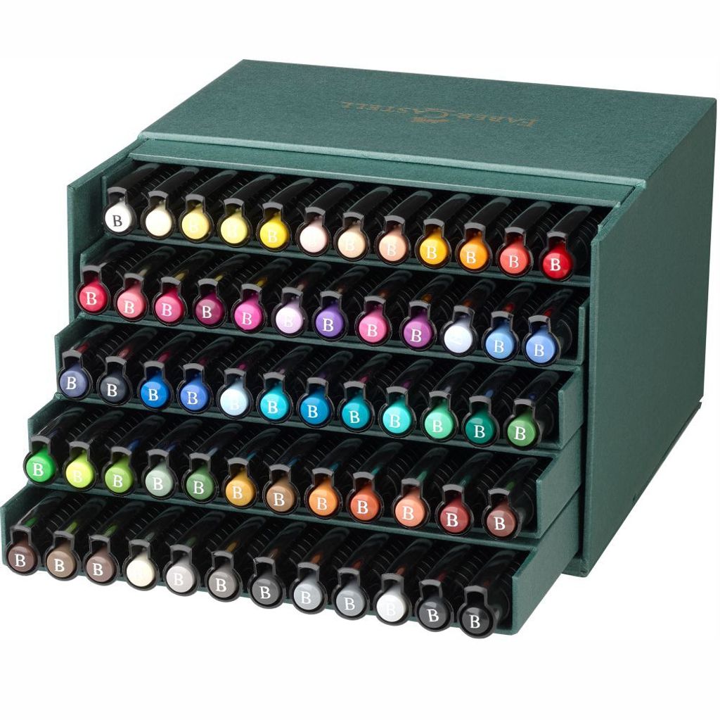 Tekenstift Faber-Castell Pitt Artist Pen Brush 60dlg studiobox