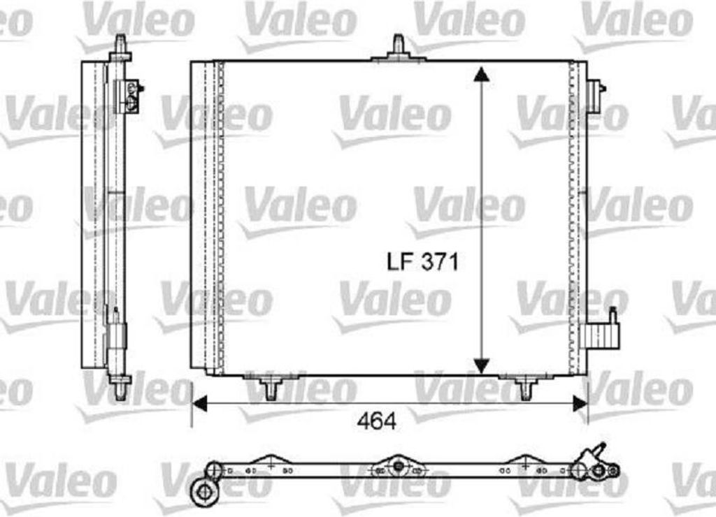VALEO Kondensator, Klimaanlage 814095