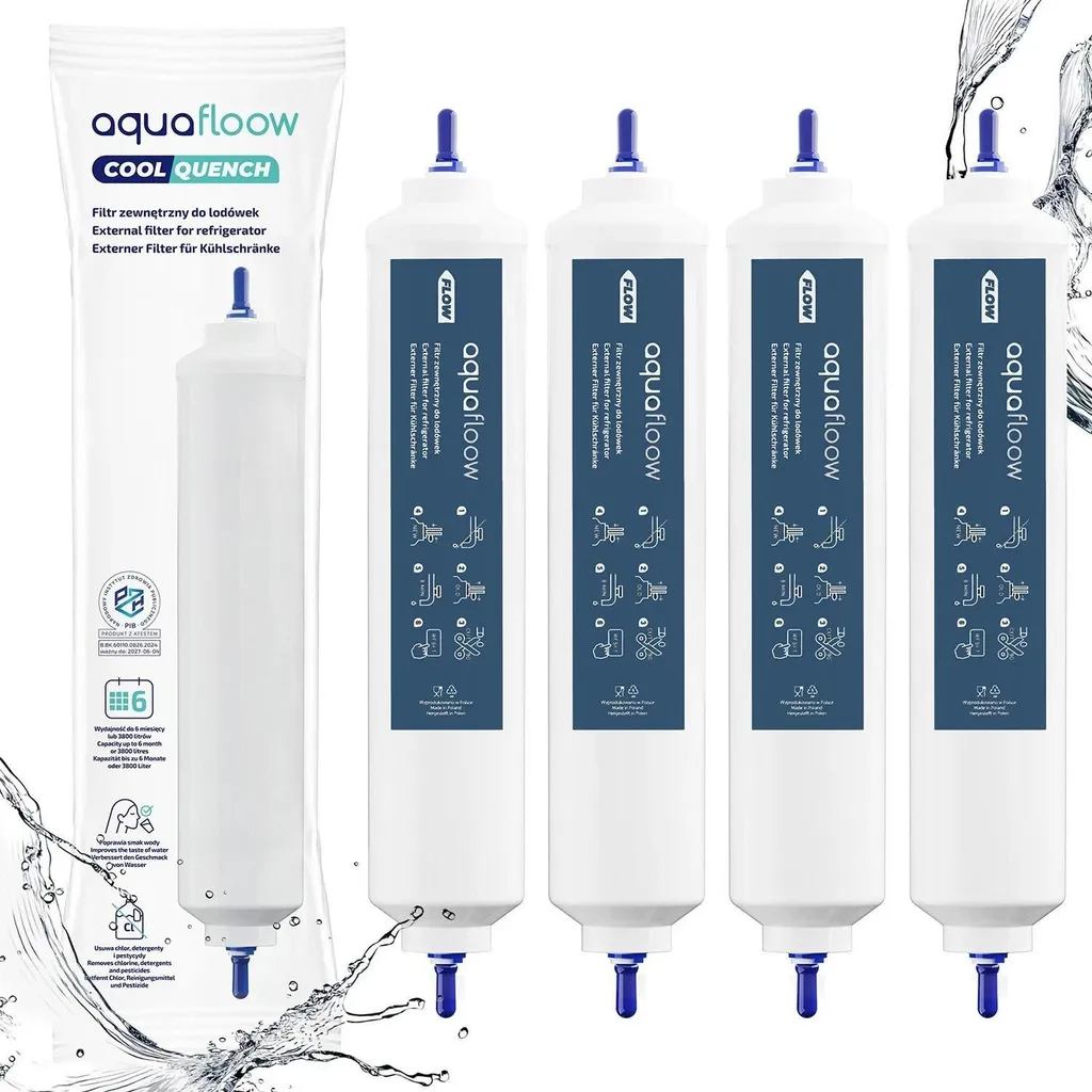 4x Filtri Acqua AquaFloow DA29-10105J per Frigoriferi Americani