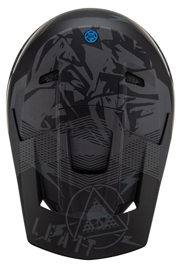 LEATT Motorradhelm Visier schwarz Stealth für Helm 2.5 Größe M-XXL