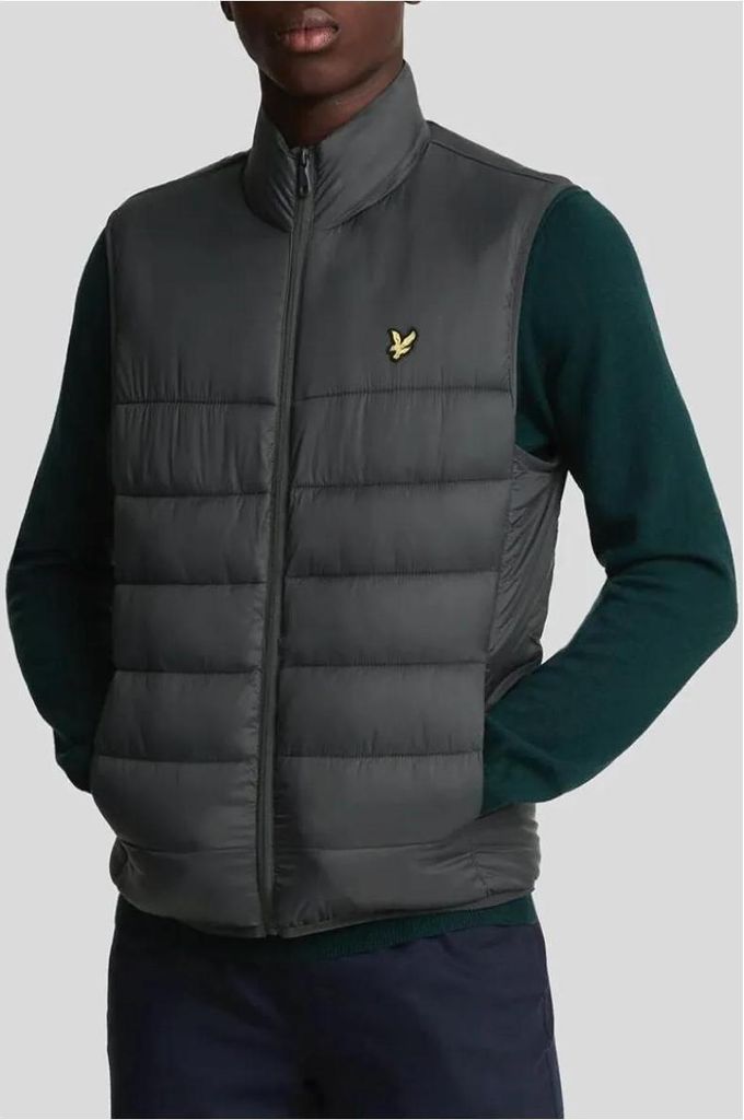 Lyle & Scott Herren Weste Grau 476768 : Größe - S Größe: S