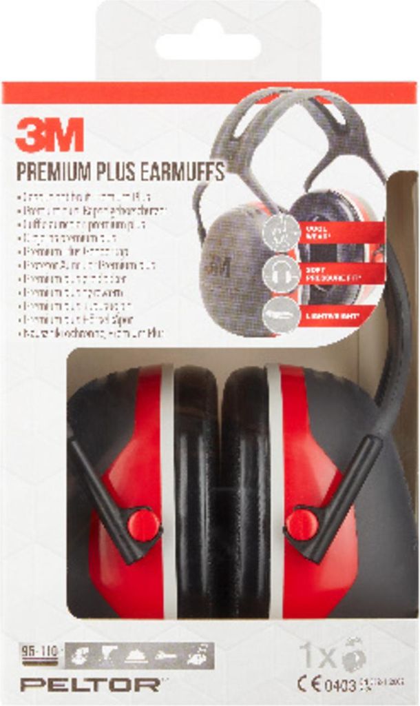 Kapselgehörschutz Peltor X3AC1 Packung mit 6 Stück