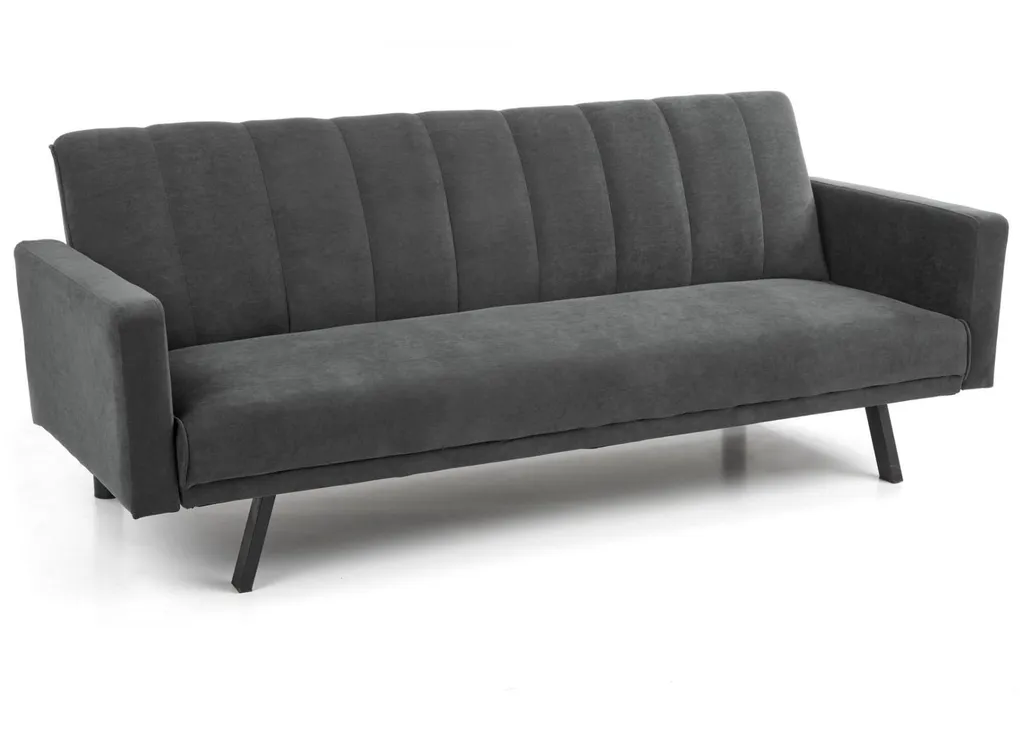 Canapé convertible Armando 3 places avec sommier intégré pour couchage quotidien