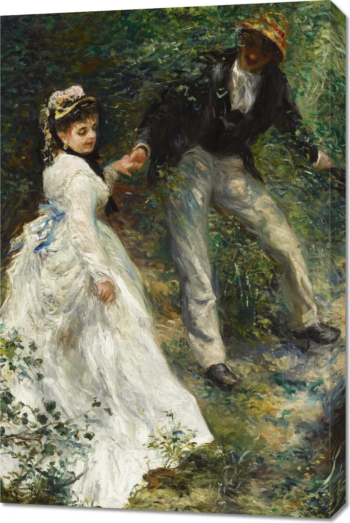 Quadro La Promenade di Renoir 60x90 - Il Capolavoro per il tuo Soggiorno