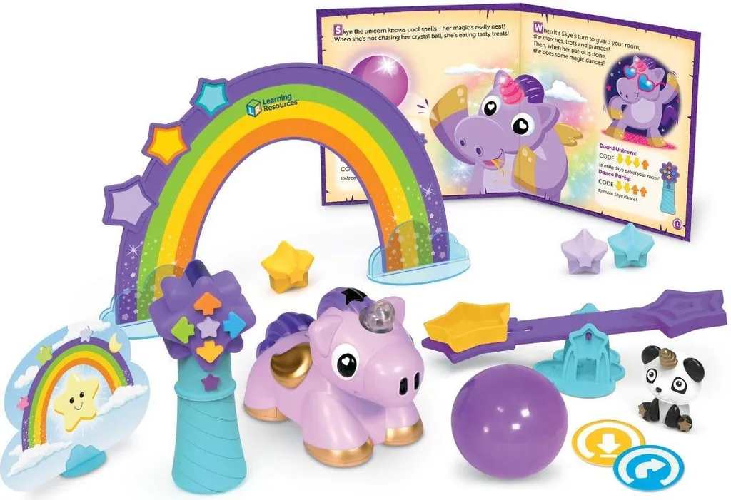 Skye la licorne Jeu de codage interactif avec défis et mode aventure
