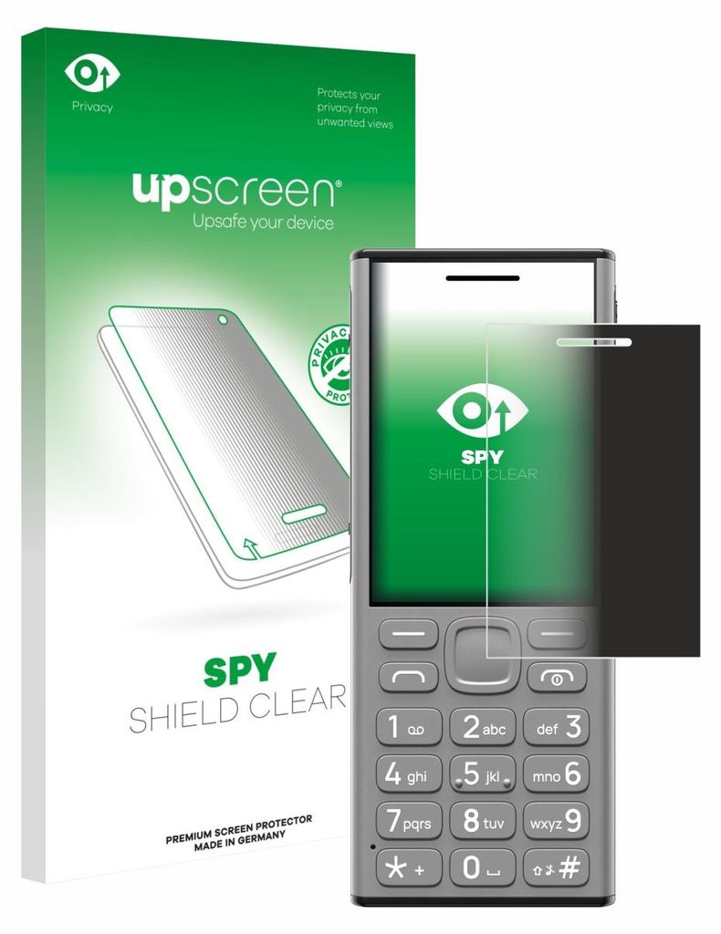 Für Nokia 130 Music Sichtschutzfolie Schutzfolie upscreen Anti-Spy Privacy Sichtschutz Blickschutz Display Schutz Folie Blaulichtfilter