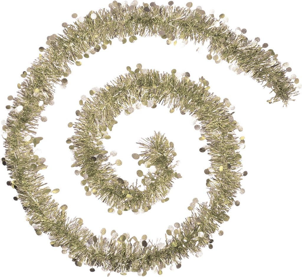 Christbaum-Girlande Weihnachtsdeko gold 2 m - Einheitsgröße