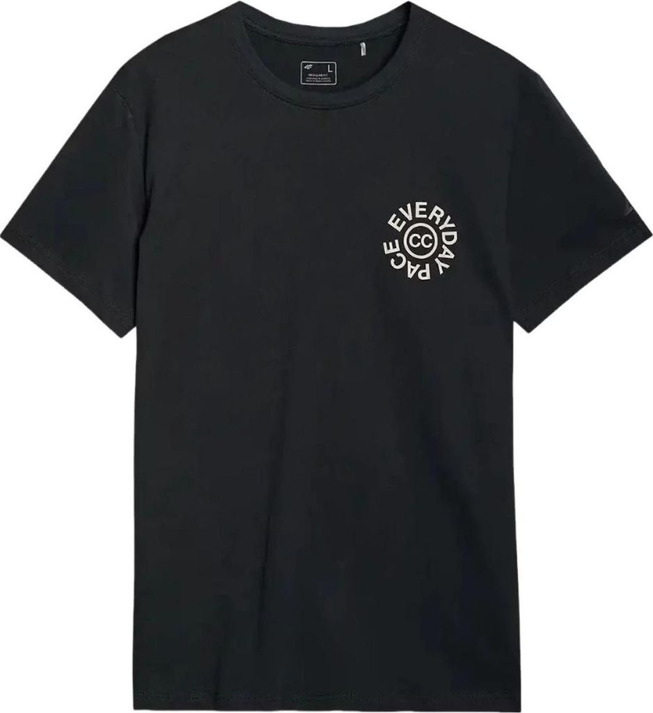 Herren Baumwoll T-Shirt 4F M1980 Sportbekleidung Größe: L