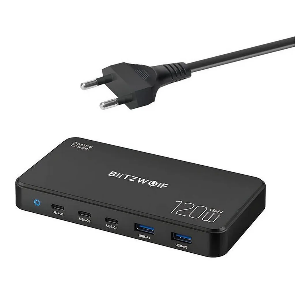 Caricabatterie Blitzwolf Bw-I100 5W1 120W