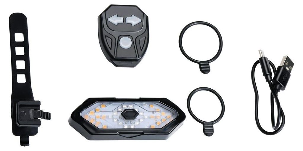 Akumulatorowa lampka rowerowa Dunlop - tylne światło Zdjęcie produktu 
