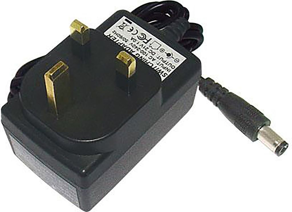Ersatz-Netzteil für DC 21 V 1 A Lithium-Ionen-Akku, UK-Stecker AC 100–240 V 5,5 mm x 2,1 mm