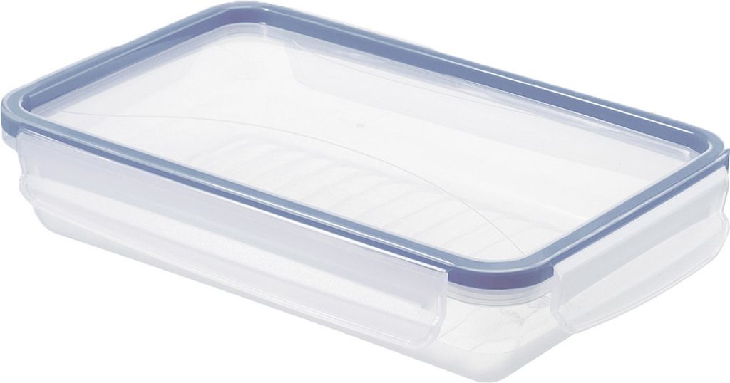 Kühlschrankdose flach 1 l CLIC & LOCK, Farbe:Transparent Produktbild 