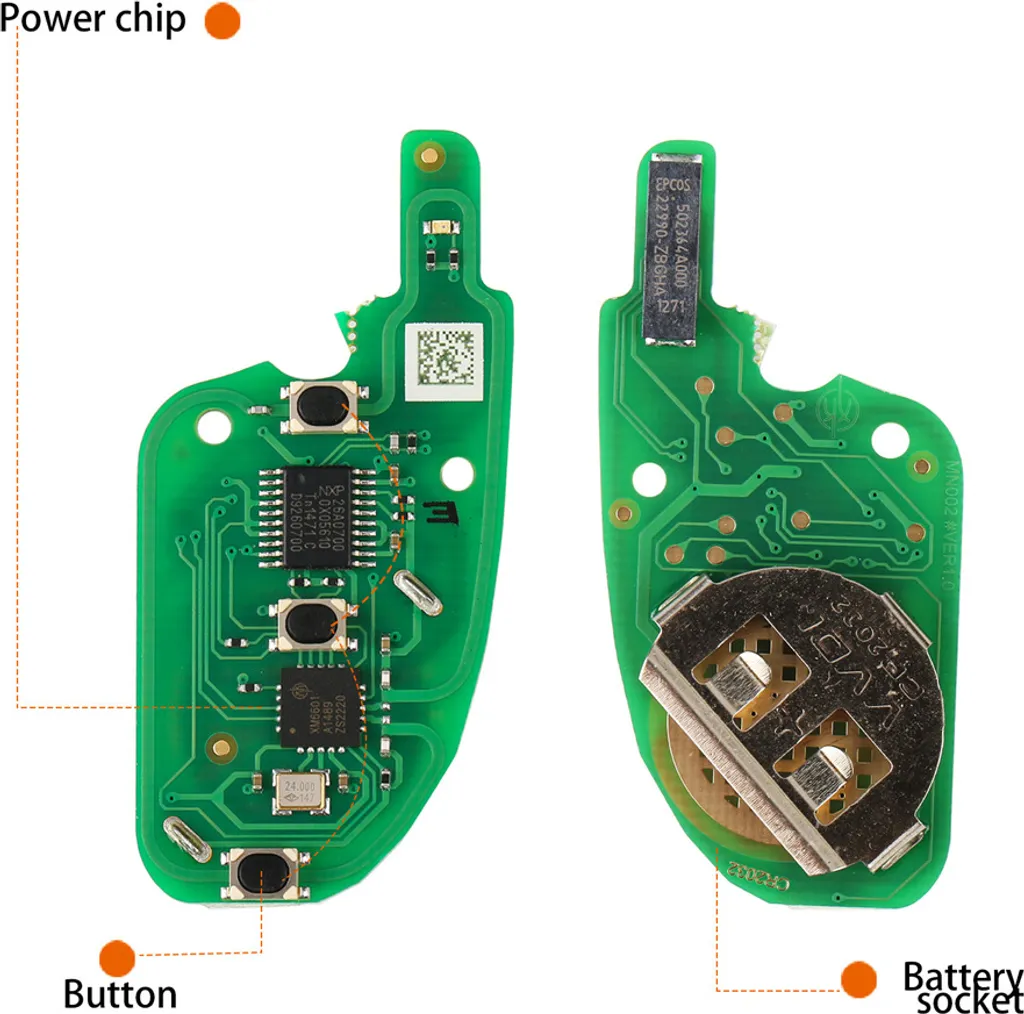 Réparer votre Clé Usée avec cette Télécommande 3 Boutons pour VVDI