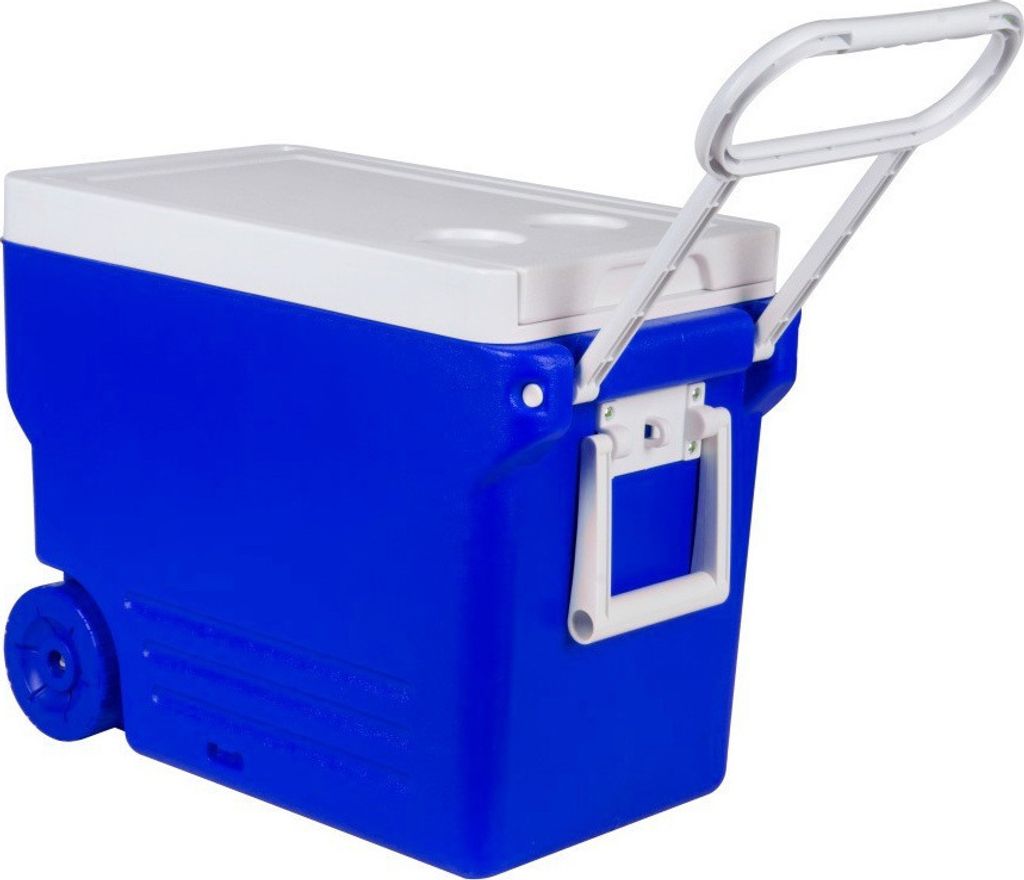 32L Rolling Cooler Eiskiste Camping Outdoor Picknick Tragbare Waermeisolationsbox