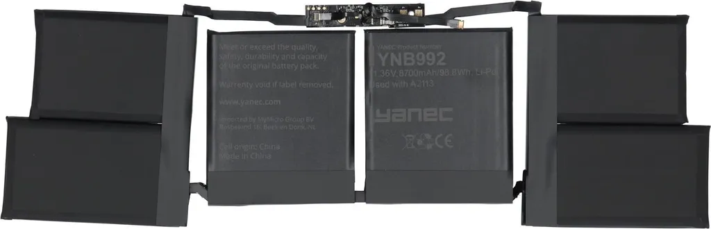 Réparer MacBook Batterie Faible - Yanec 8700 mAh Solution Autonomie Pro