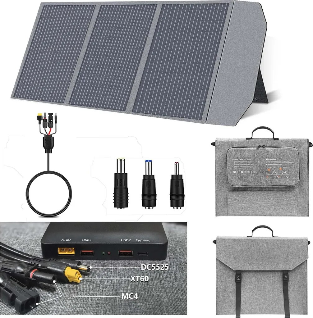 Chargeur solaire pliable 100W SP100-PRO pour station électrique nomade