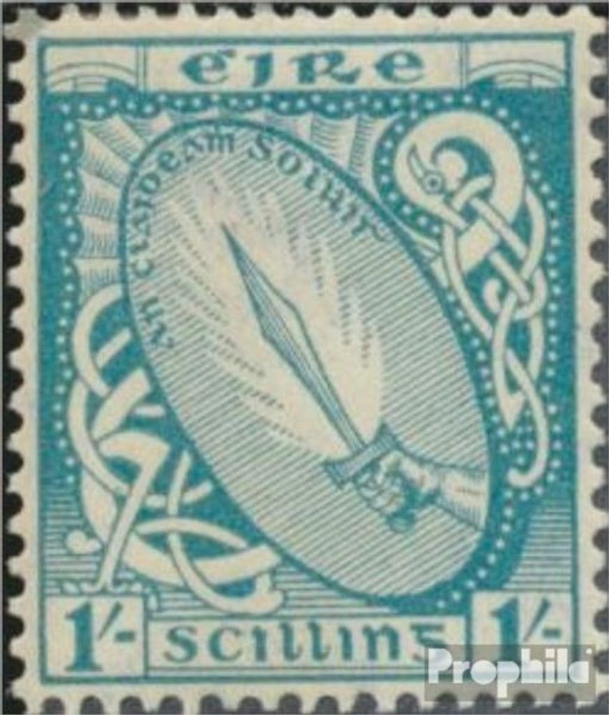 Briefmarken Irland 1922 Mi 51 gestempelt Symbole