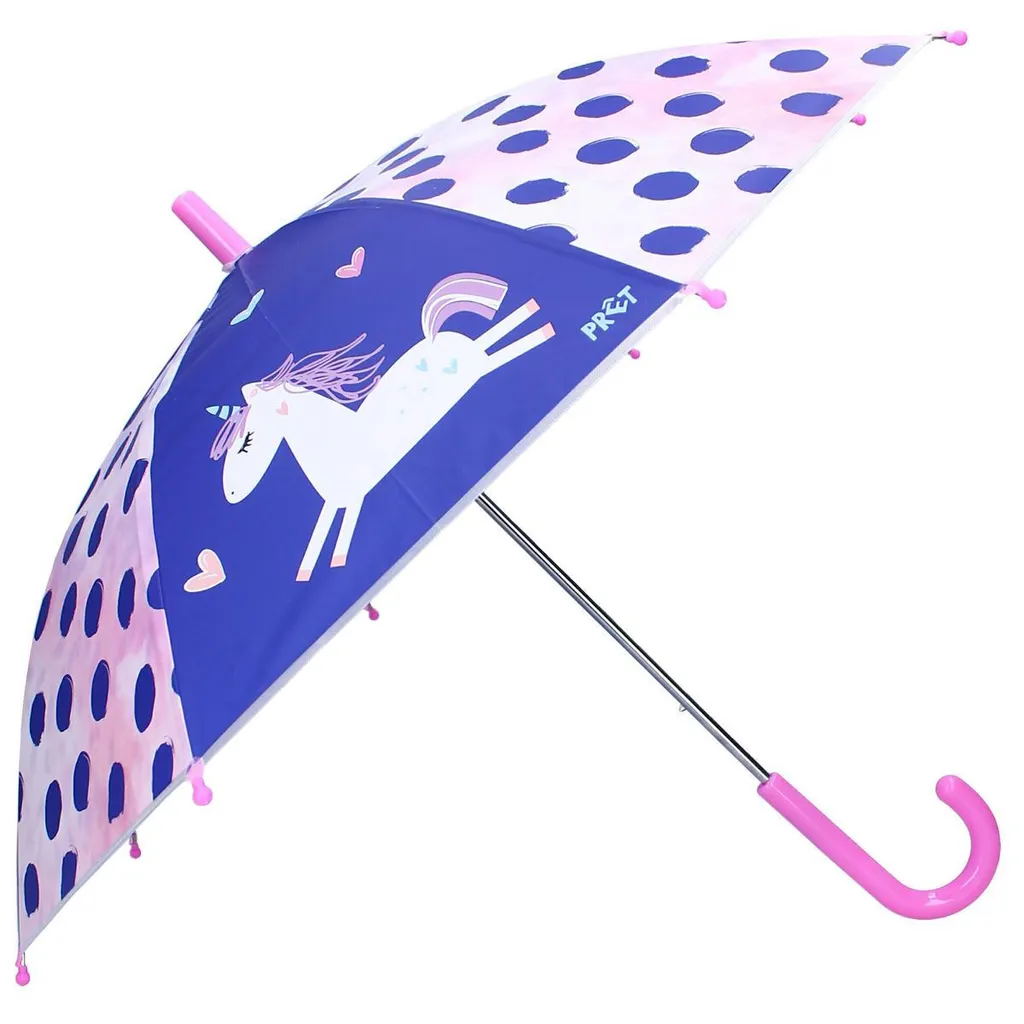 Ombrello Unicorno Prêt 73 cm | Trasparente, Leggero e Antipioggia