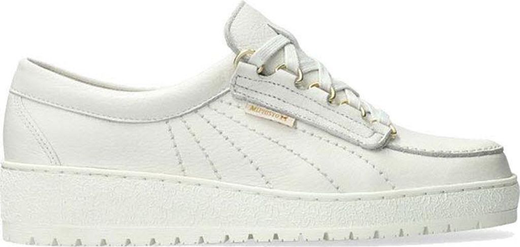Mephisto Damen sportliche Schnürer in Weiß, Größe 5