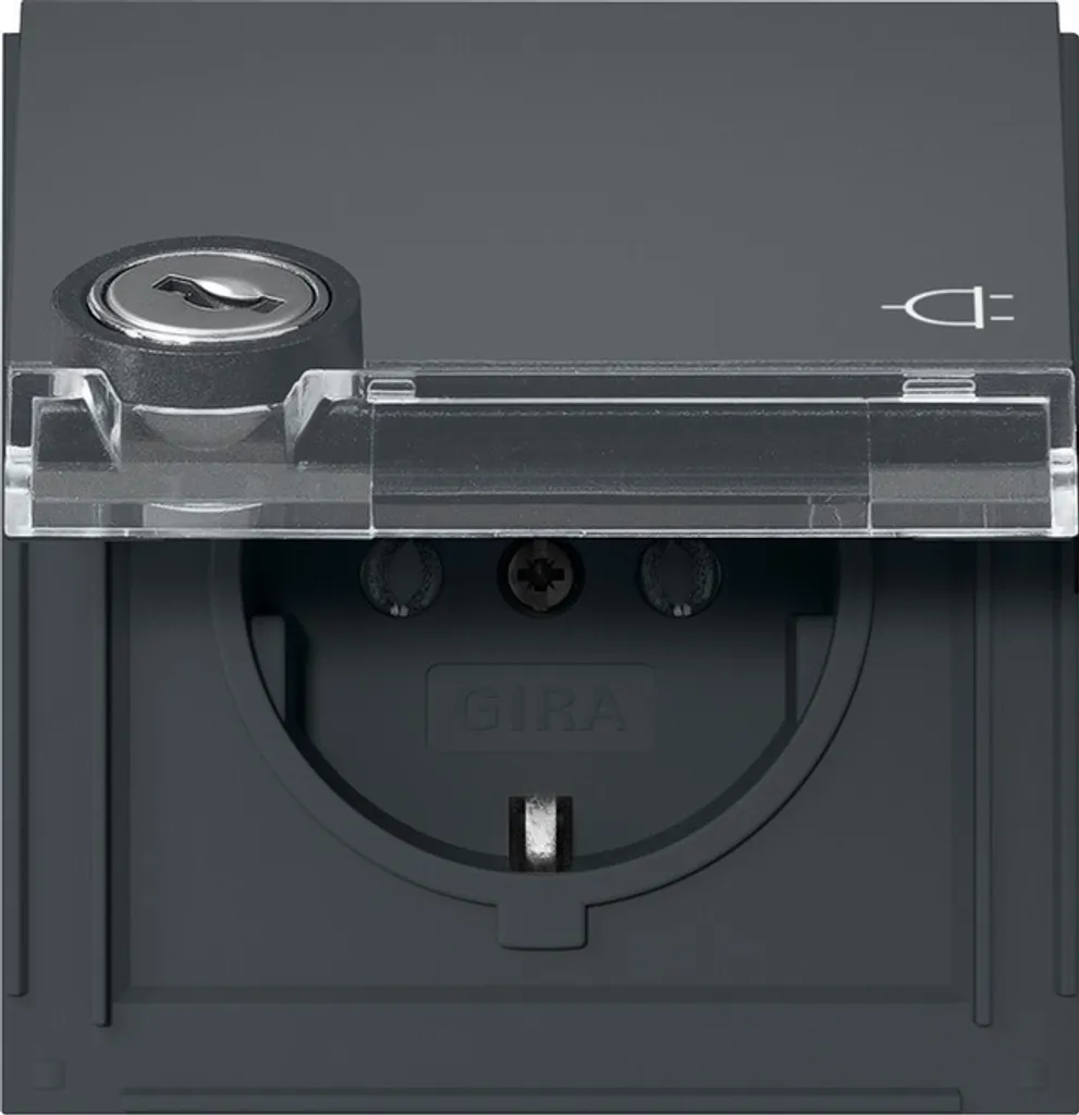 Sécurisez votre électricité avec la prise Gira 446767 SCHUKO à verrou