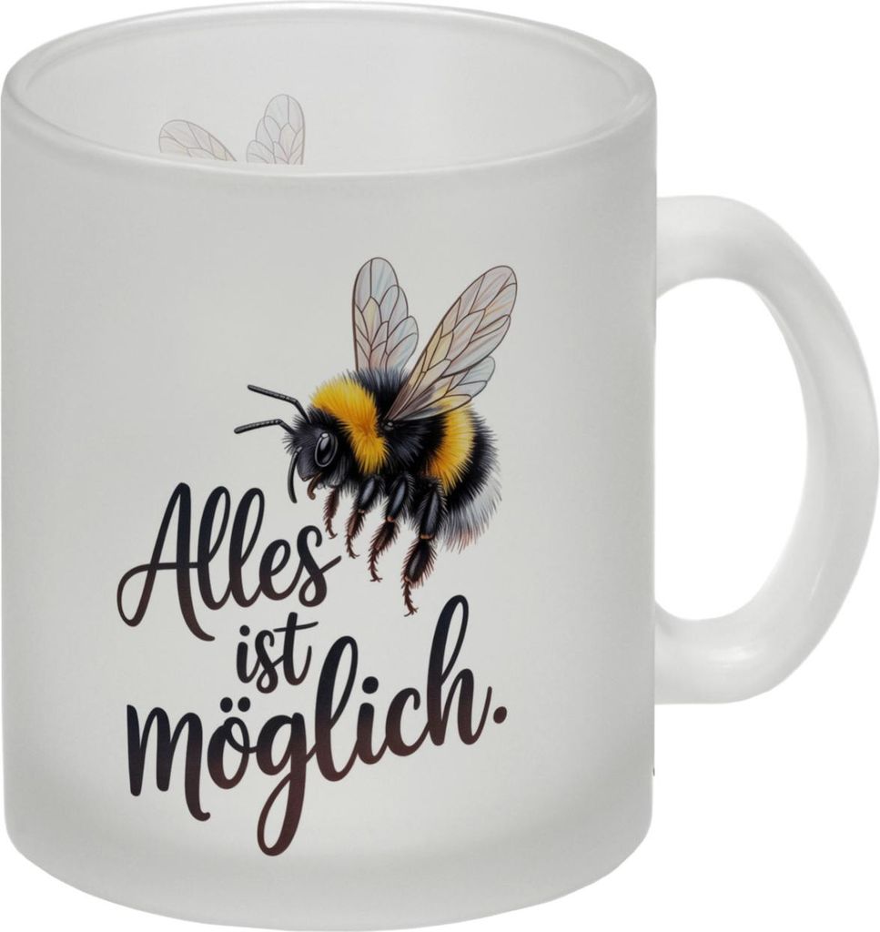 Alles ist möglich Hummel Glas Tasse