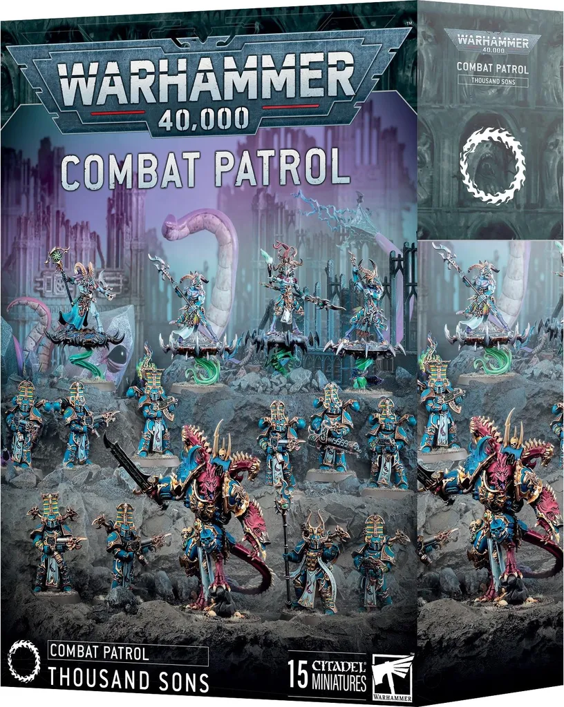 Warhammer 40.000 Patrouille de Combat Thousand Sons : Set de 26 Figurines