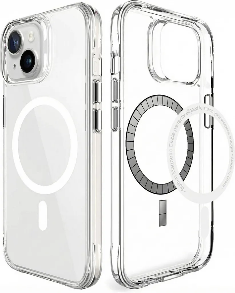 Custodia imoshion Rugged Air MagSafe iPhone 15 Plus Trasparente Premium