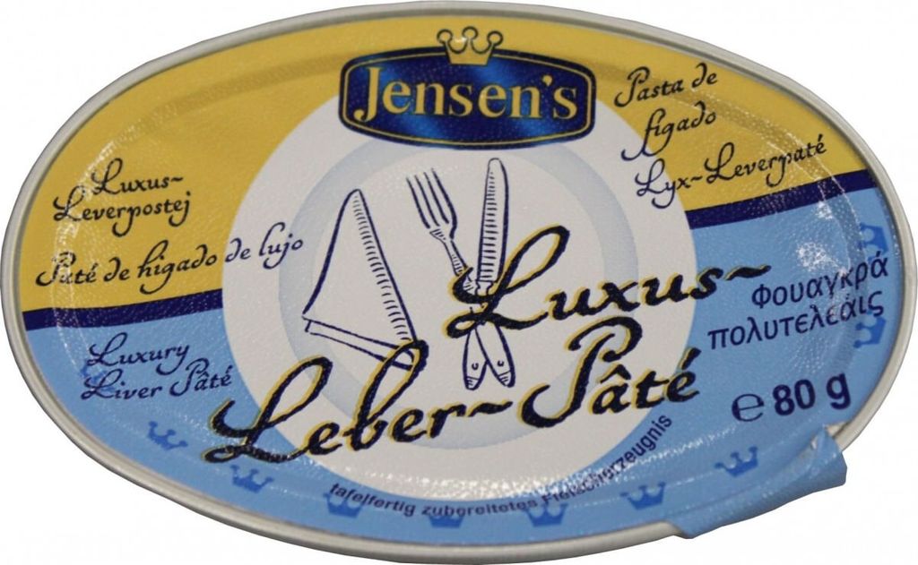 Jensen's Luxus Leber Pate krem do smarowania z wątróbki Zdjęcie produktu 