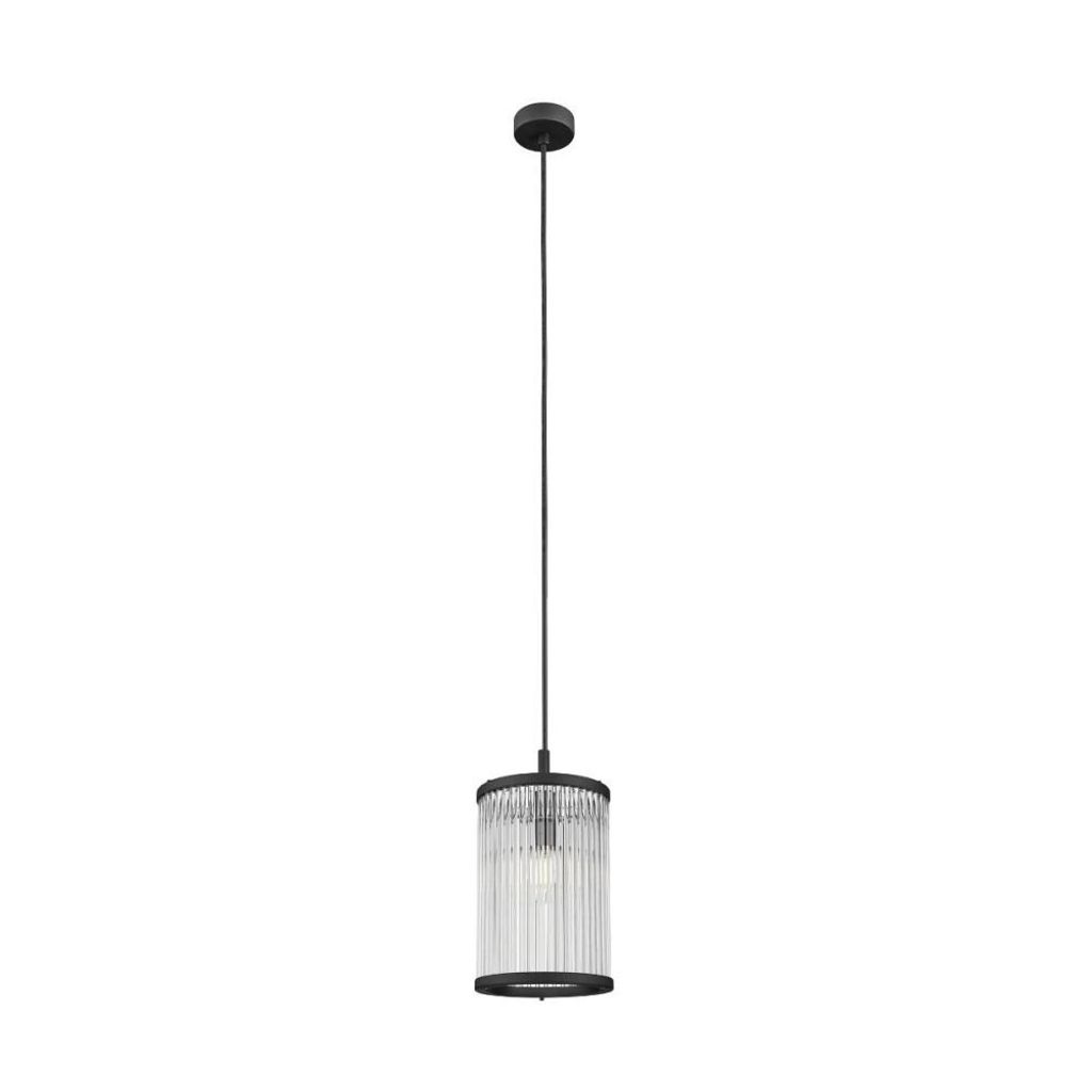 ZUMALINE Hängeleuchte 14x E14 schwarz verchromt NIRA MD3523-14L-EBCN