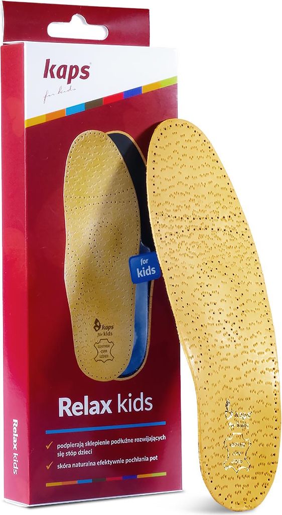 Ledereinlagen für Kinderschuhe - Kaps Relax Kids - Größe 24 Produktbild 