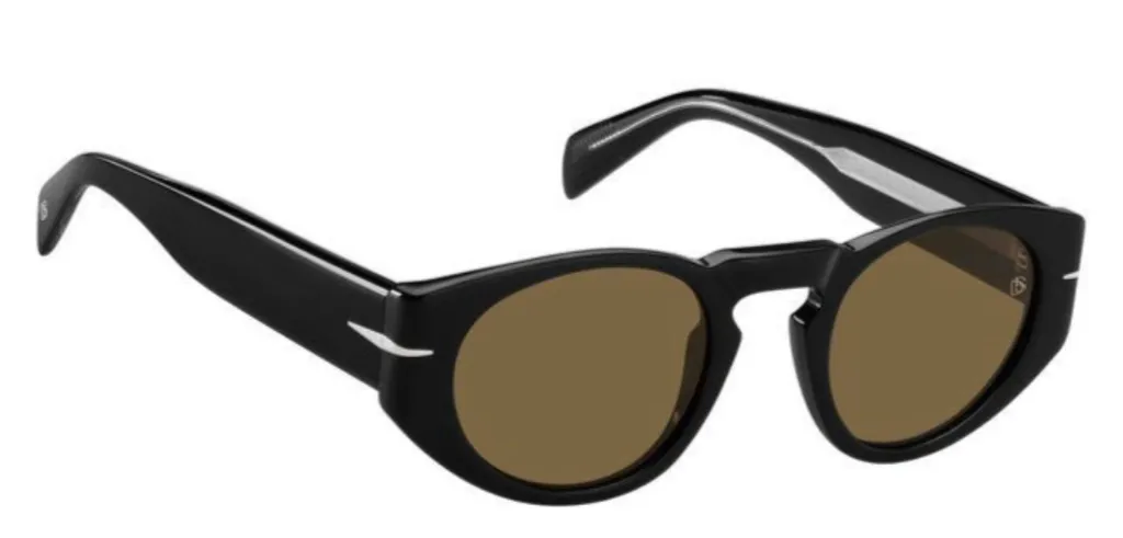 Lunettes de soleil de luxe pour homme David Beckham DB 7033/S Noir