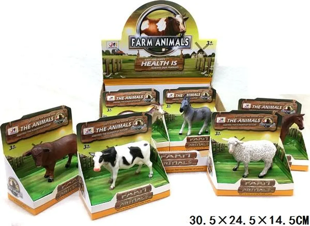 Rangement facile : lot de 6 animaux domestiques en boîte anti-désordre